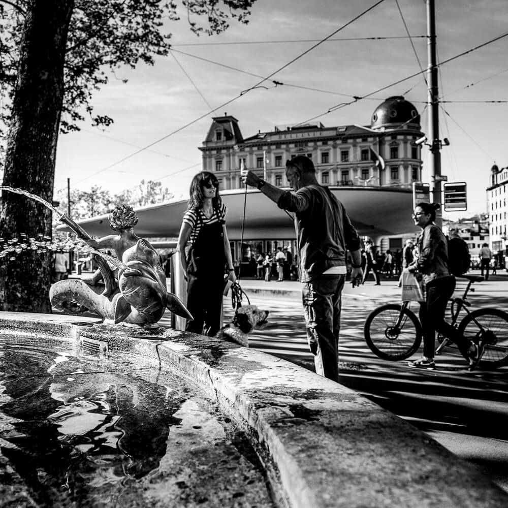 Jurg Lauber Photographie Bellevue Brunnen Zurich cotedazurich