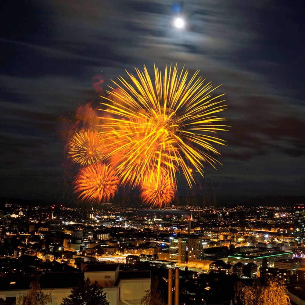 Restaurant Die Waid Feuerwerk Zürich cotedazurich