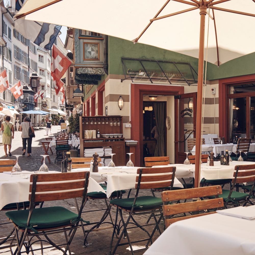 Cantinetta Antinori Bindella Terrasse Zürich cotedazurich