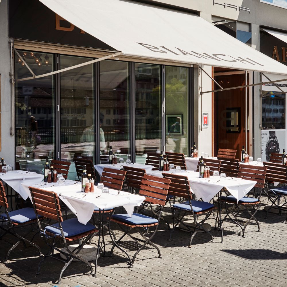 Ristorante Bianchi Fischrestaurant Limmatquai Terrasse Zürich cotedazurich