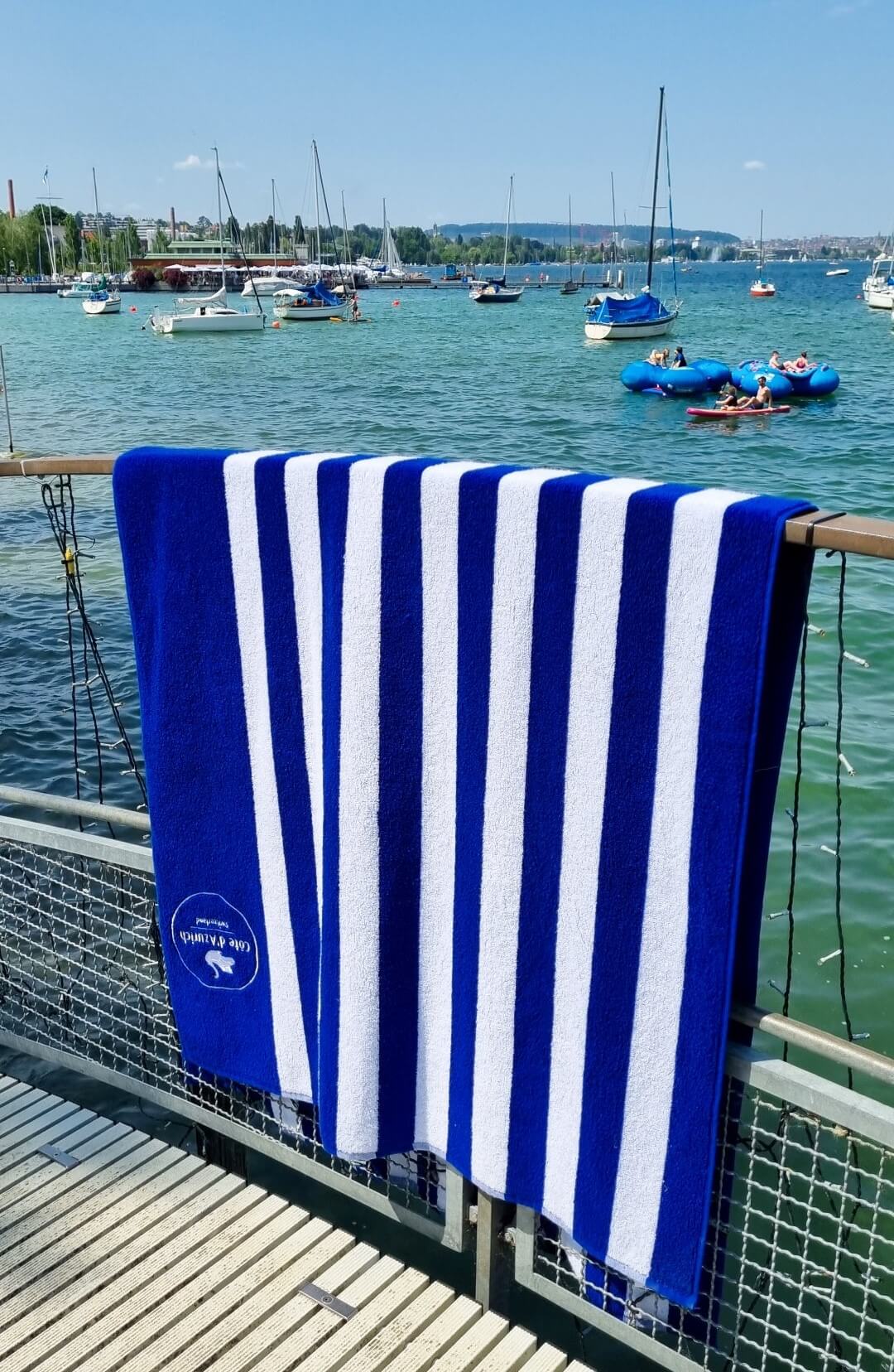 cotedazurich strandtuch beach towel zürich sommer