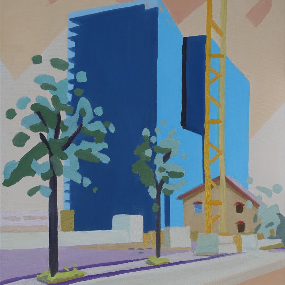 heiner fierz blue_contrast_baustelle_beim letzipark kunst zürich cotedazurich
