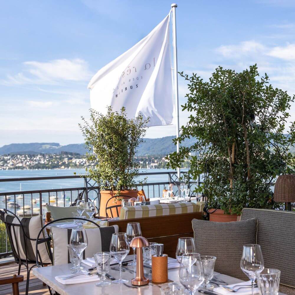 La Muna La Reserve Eden au Lac Zurich Terrasse