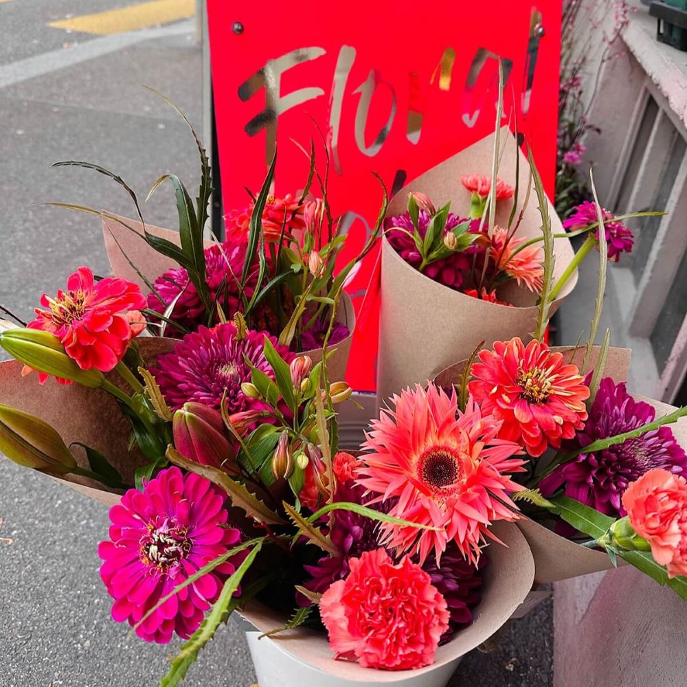 Floral Lokal Blumenladen Eingang Zürich cotedazurich