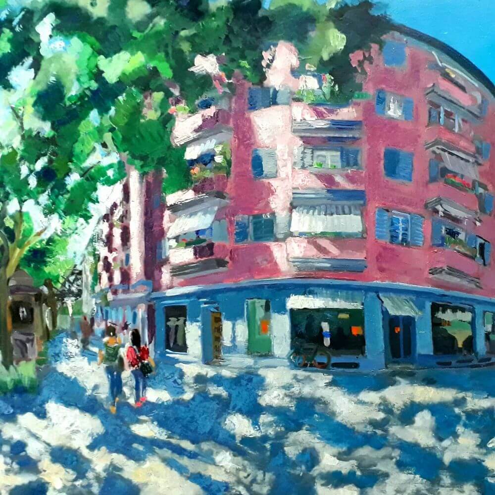 Alex Zwalen rosa Haus Zürich cotedazurich