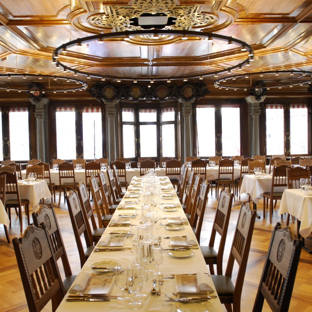 Zunft zur Zimmerleuten grosser Zunftsaal Zürich cotedazurich