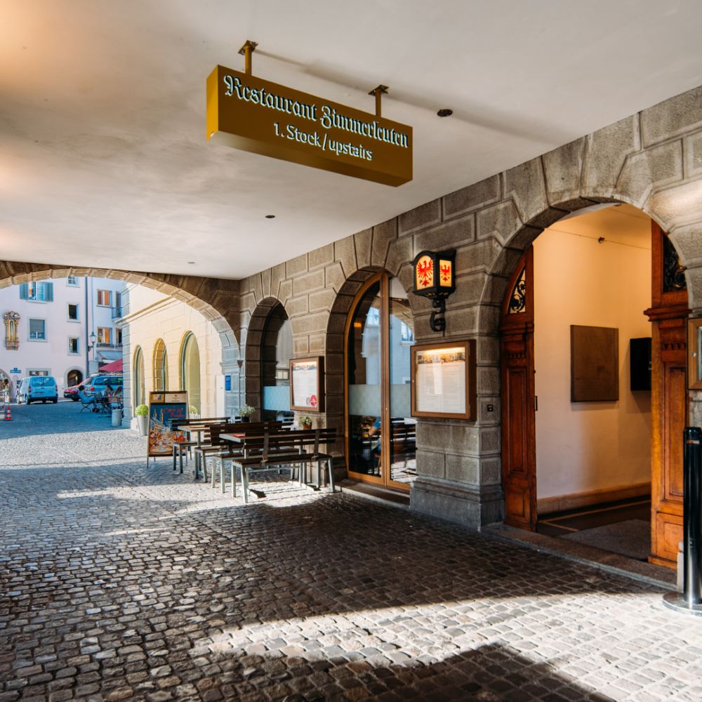 Zunft zur Zimmerleuten unter den Arkaden Zürich cotedazurich